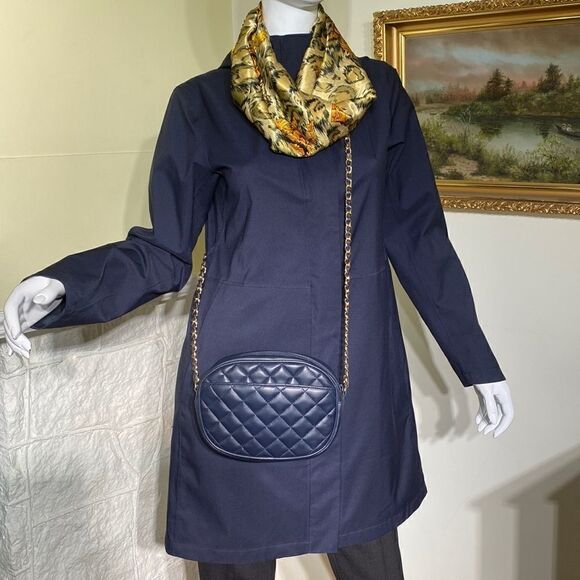 Laura Scott Quilted Faux Leather Chain Strap Cross Body Bag - Picture 4 of 14